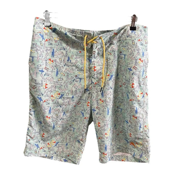 TOMMY BAHAMA ~ Men’s Swim Board Shorts with Pockets Novelty Print - Picture 1 of 9